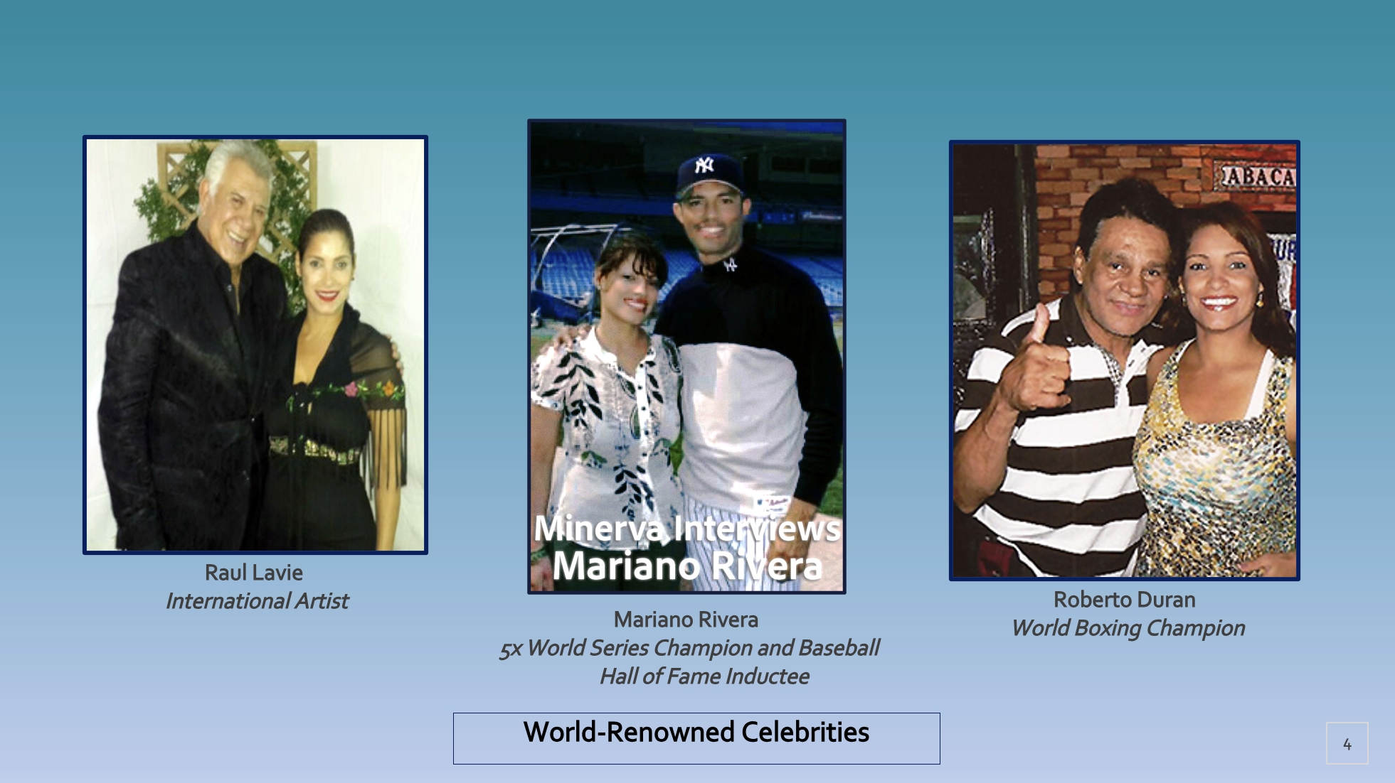 World Renowned Celebrities_